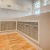 a room with a wood floors