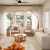a living room with a couch and a table